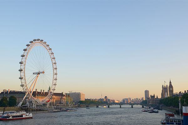 the Skyline from the London Eye
