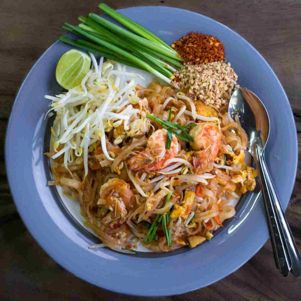 Pad Thai, a noodle Dish