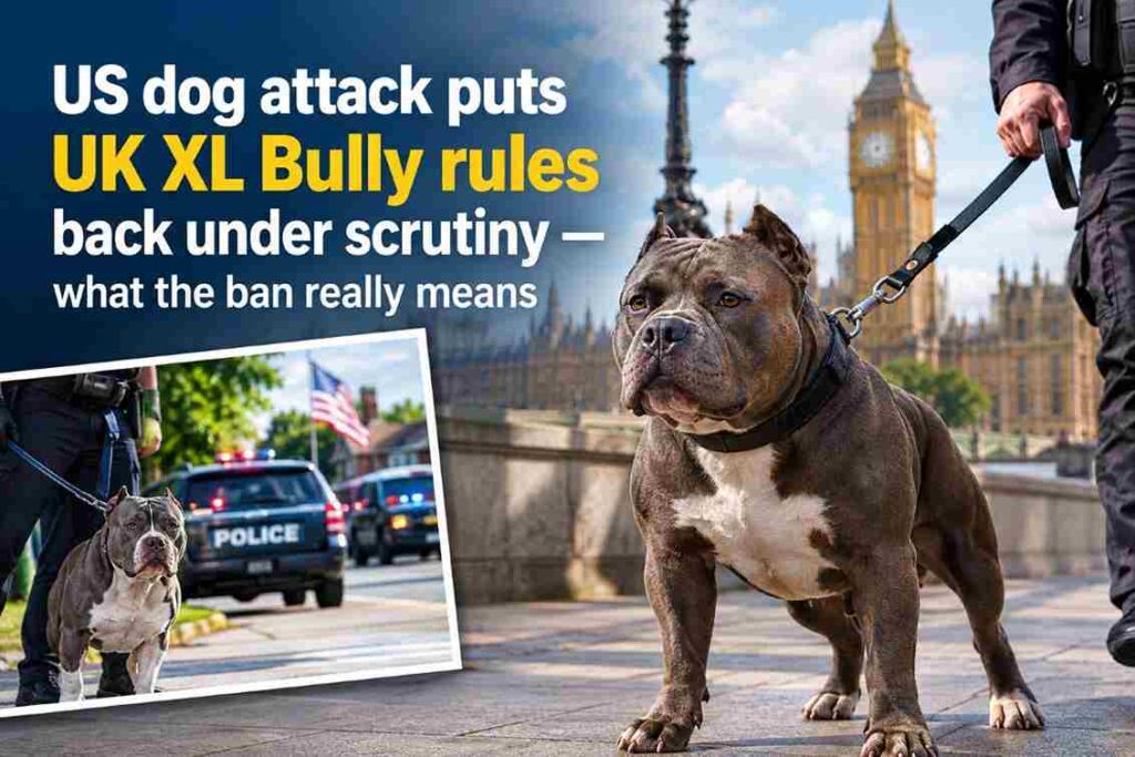 US dog attack puts UK XL Bully rules back under scrutiny — what the ban really means US Dog Attack